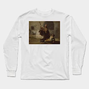 Friar Pedro Clubs El Maragato with the Butt of the Gun by Francisco Goya Long Sleeve T-Shirt